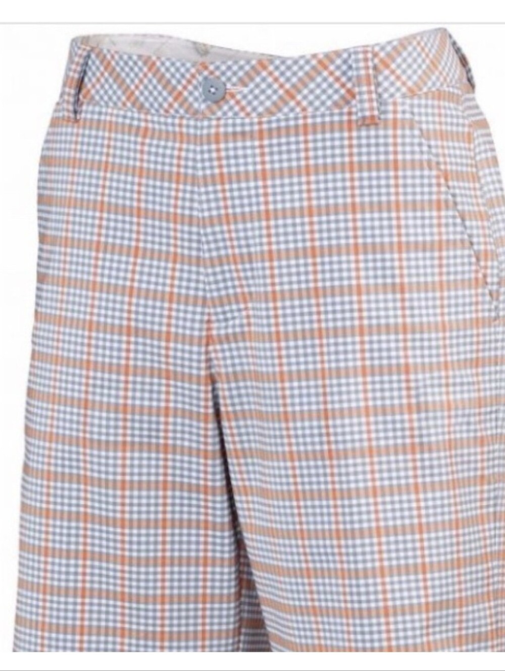 🍄3/50$🍄 Puma Golf Tennis Pickleball Board Bermuda Plaid Shorts Size 30